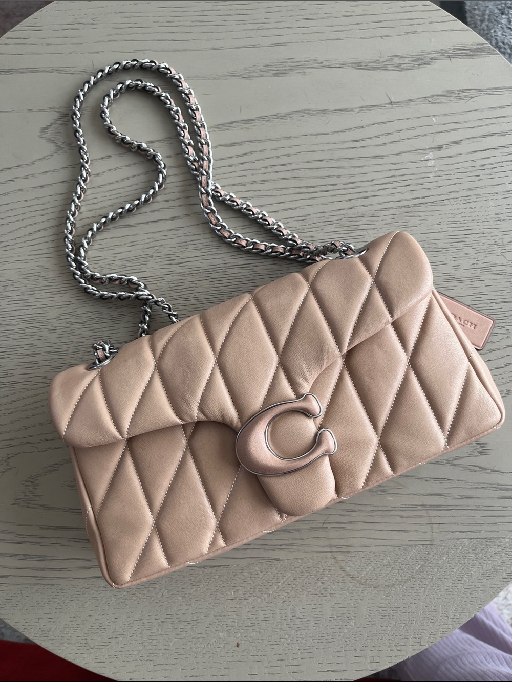 Coach Quilted Tabby 26 / Buff